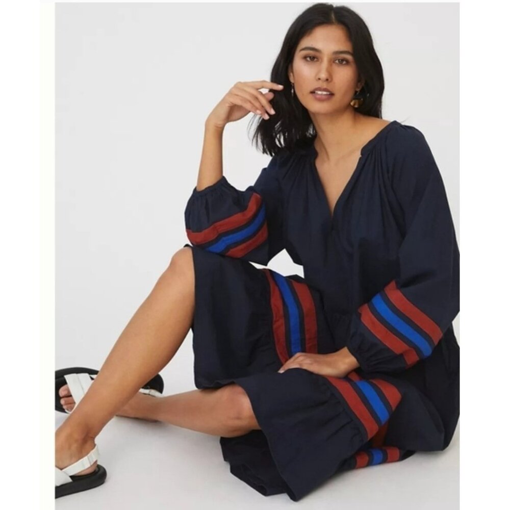 Sundry Varsity Stripe Midi Dress - Sz. 0